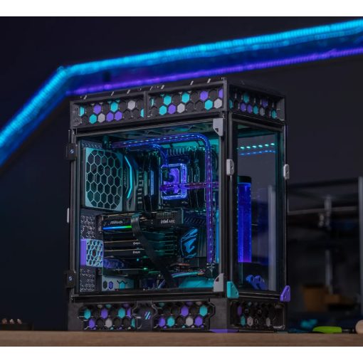 Voron stílusú PC ház kit (fekete)